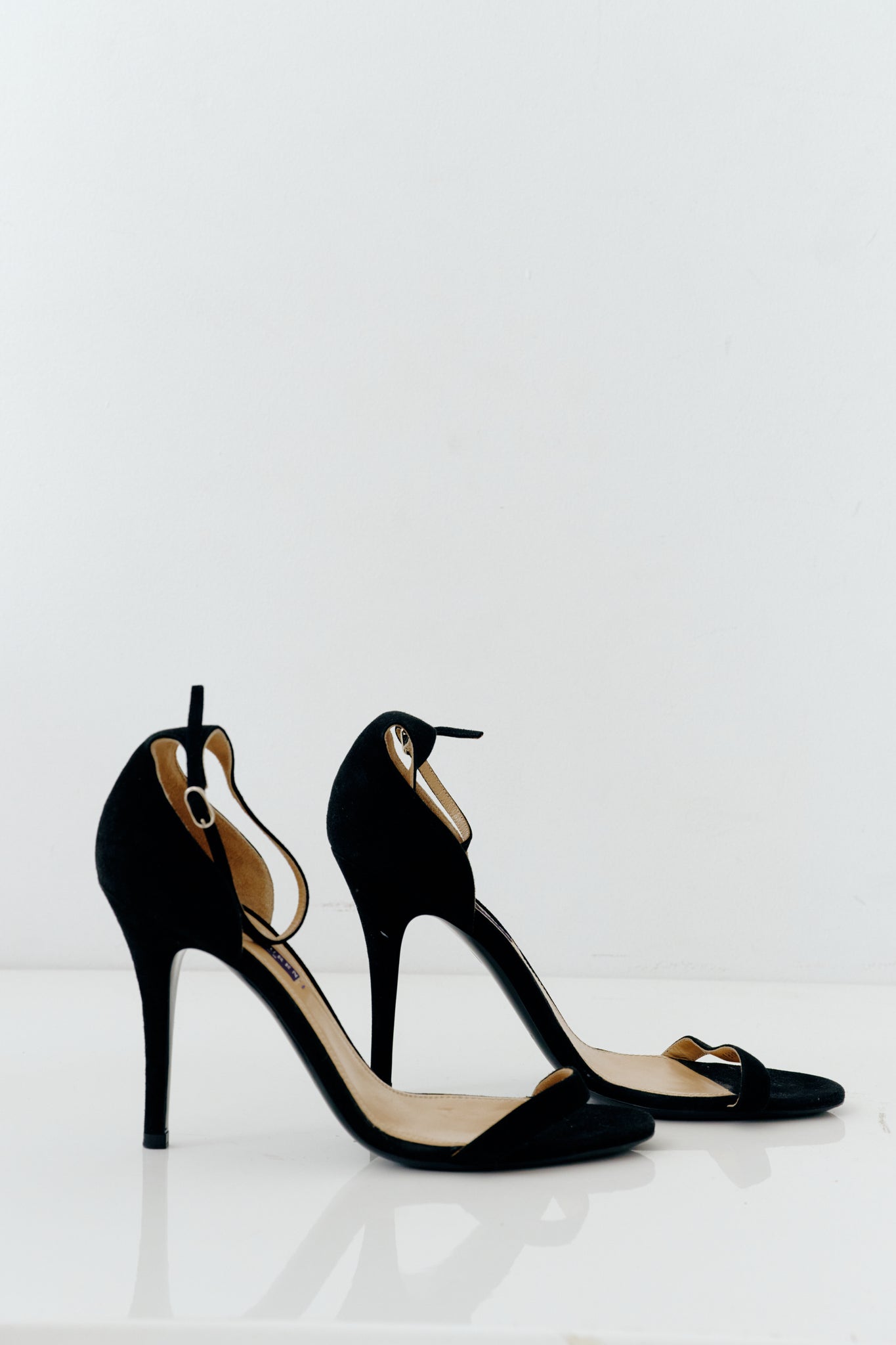 Black Heels - Suede Heels - Platform Heels - High Heel Sandals - Lulus